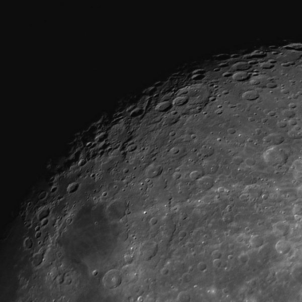 Mare Nectaris craters on the Moon.