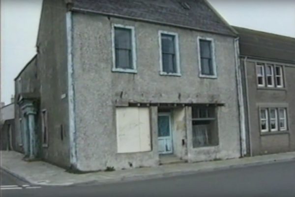 Old front view photo of no. 11 North Main St. Wigtown, current home of the Wigtown Festival Company.