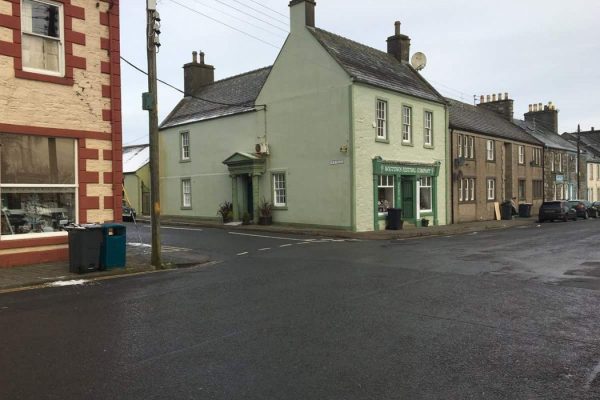 Current side view photo of no.11 North Main St, Wigtown, current home of the Wigtown Festival Company.